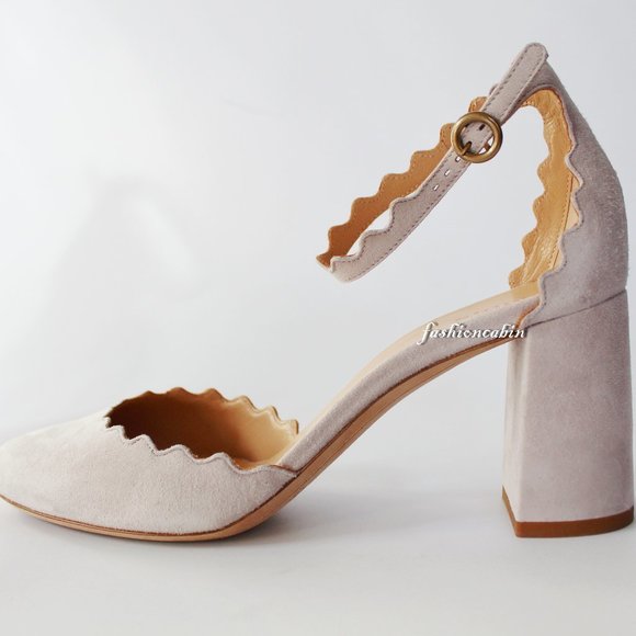 New CHLOE Scalloped d'Orsay Pumps - Picture 7 of 11
